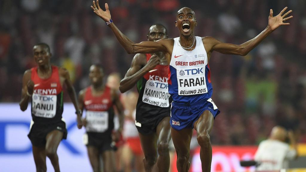 Mo Farah wins