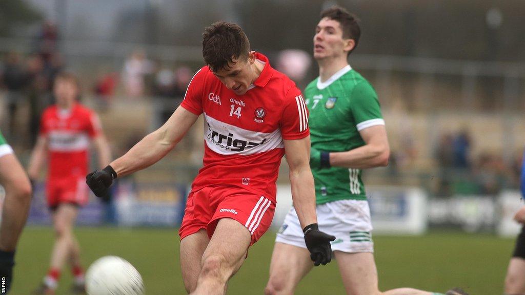 Shane McGuigan scores a point