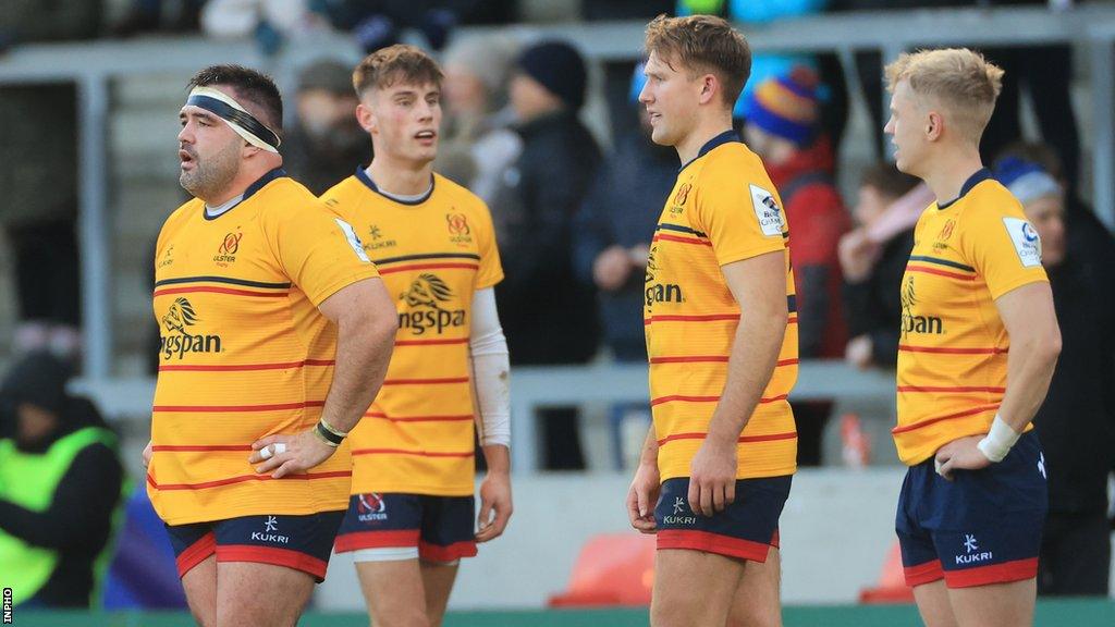 Ulster players dejected