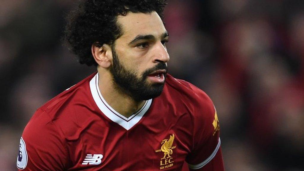 Mohamed Salah scores Liverpool's second goal