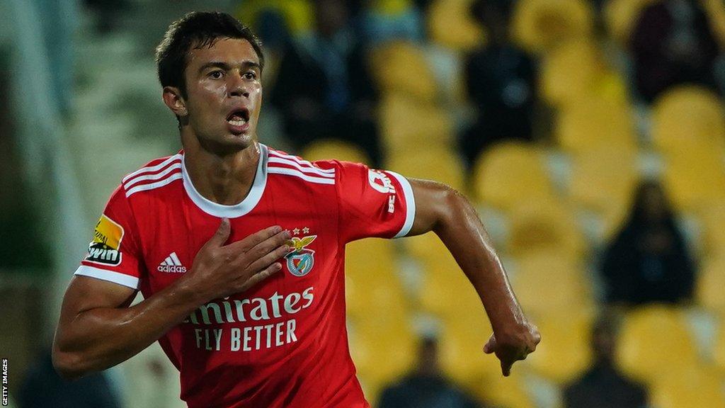 Henrique Araujo in action for Benfica