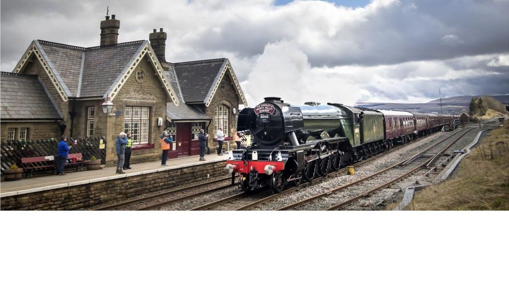 Flying Scotsman on Settle-to-Carlisle line