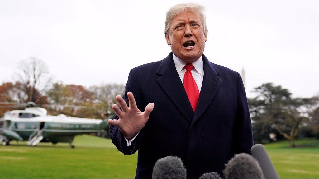 President Trump has said the Brexit deal is great for the EU and has cast doubt on whether the UK will be able to trade with the US.