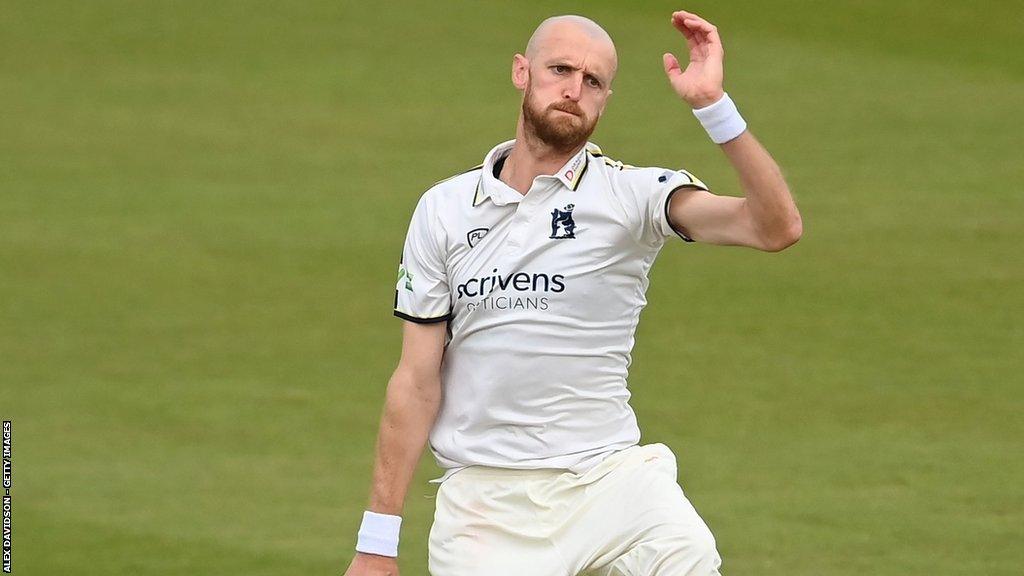 All Oliver Hannon-Dalby's four wickets came in a 24-ball burst after tea