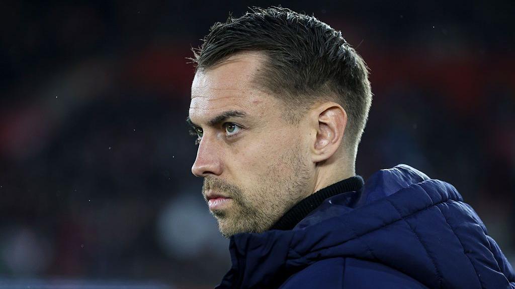 Southampton boss Tonda Eckert looks on from the sidelines