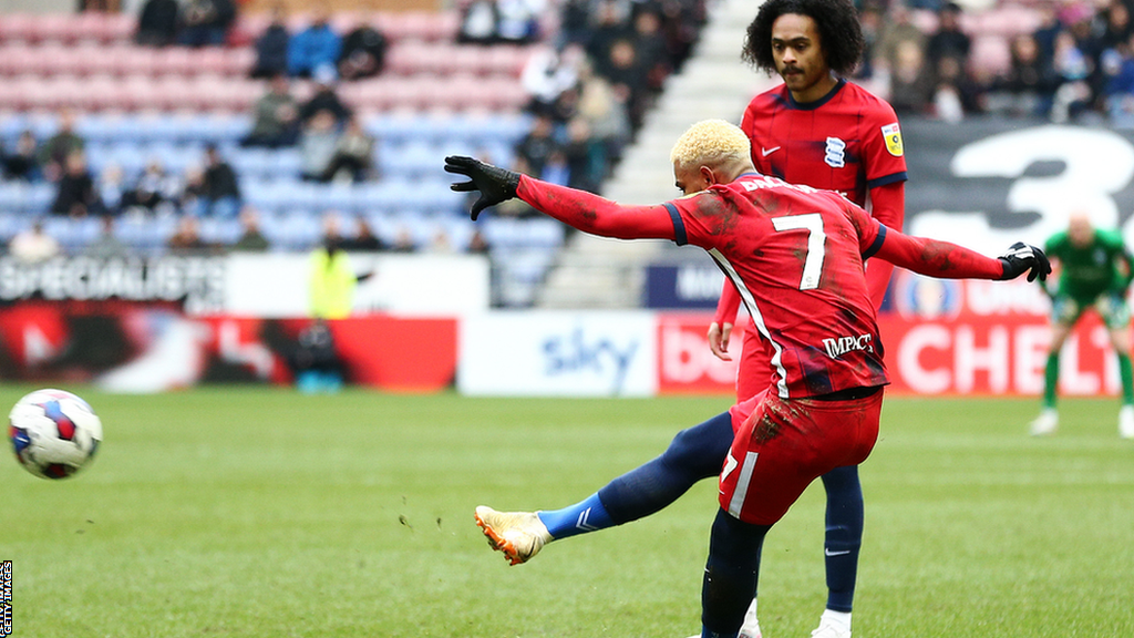 Both of Juninho Bacuna's two goals for Birmingham City have been scored away from St Andrew's