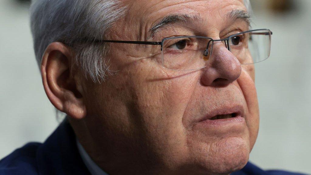 Bob Menendez at a December hearing