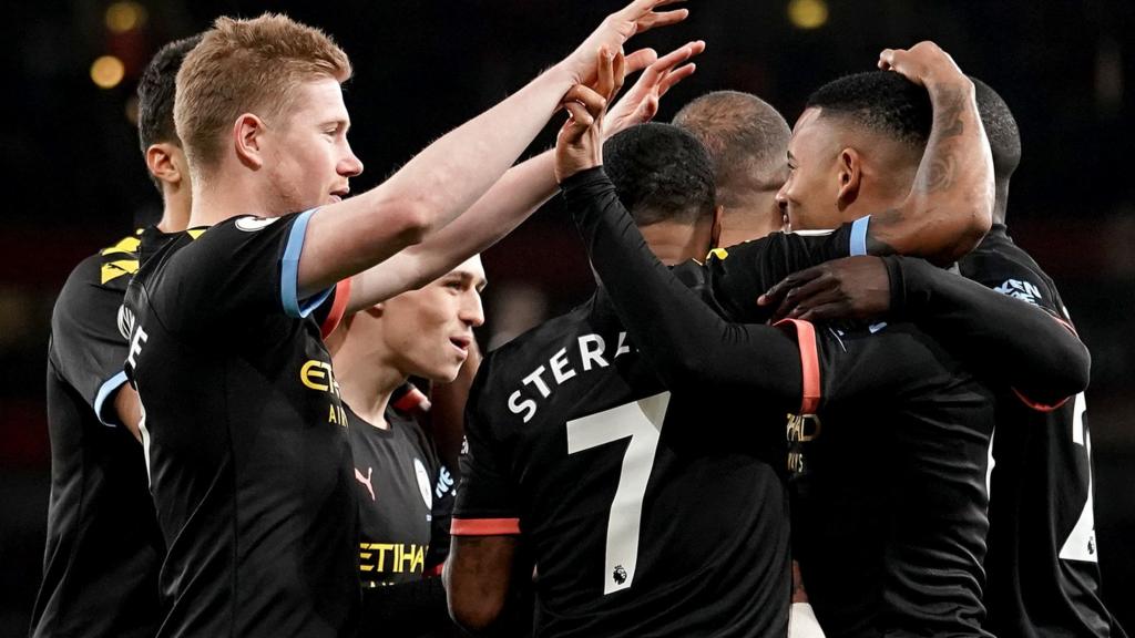 Man City celebrate