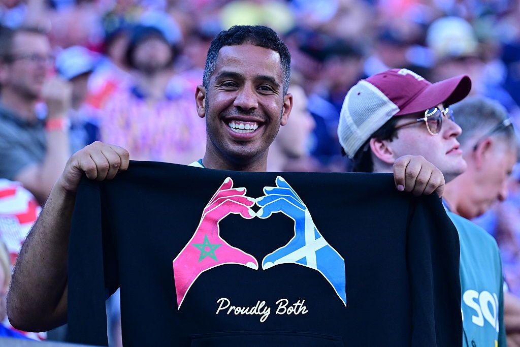 Fans around the ground were in high spirits before kick-off