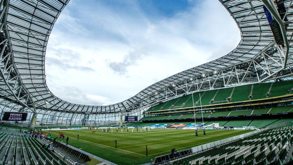 Aviva Stadium in Dublin