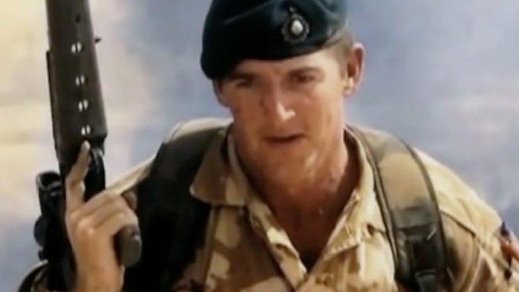 Former marine Alexander Blackman