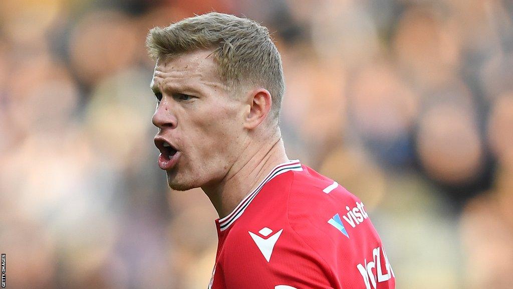 James McClean in action for Wrexham