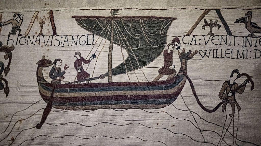 A section of the tapestry.