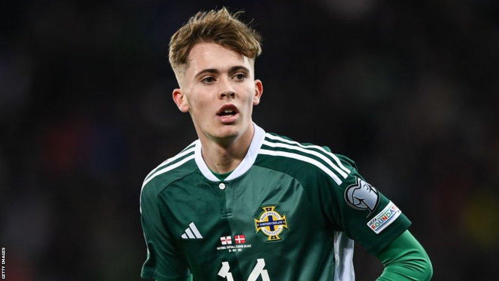 Northern Ireland midfielder Isaac Price