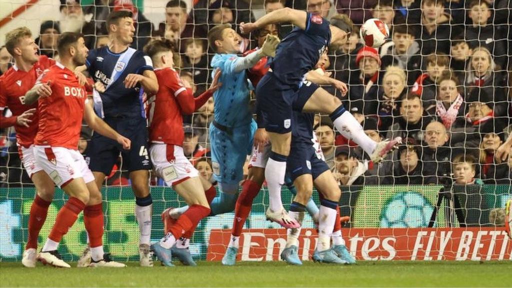 Tom Lees scores for Nottingham Forest