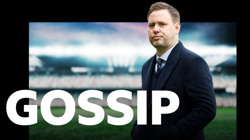 Michael Beale and the BBC gossip graphic