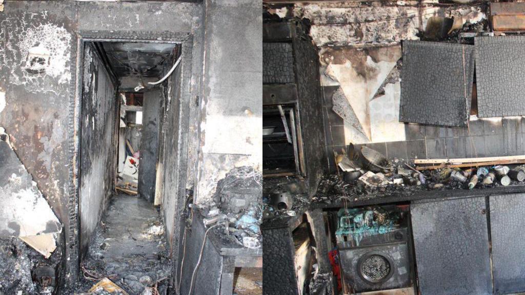 Flat in Sheerness destroyed by fire