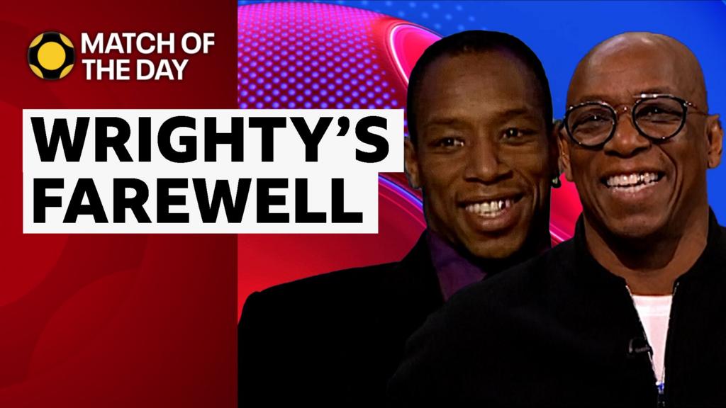 Ian Wright's emotional Match of the Day montage
