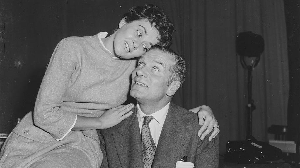 Joan Plowright and Sir Lawrence Olivier