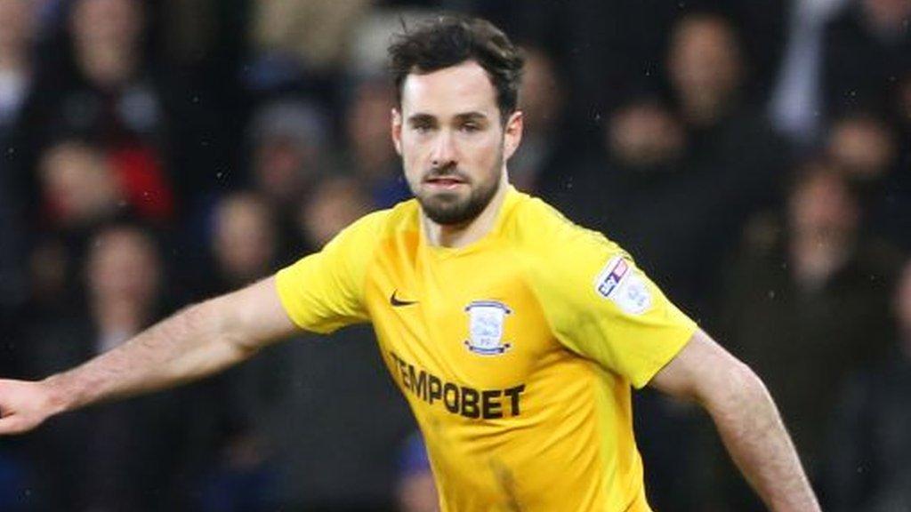 Greg Cunningham in action for Preston North End