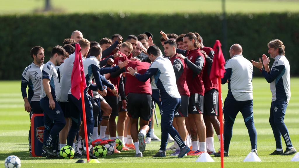Arsenal training