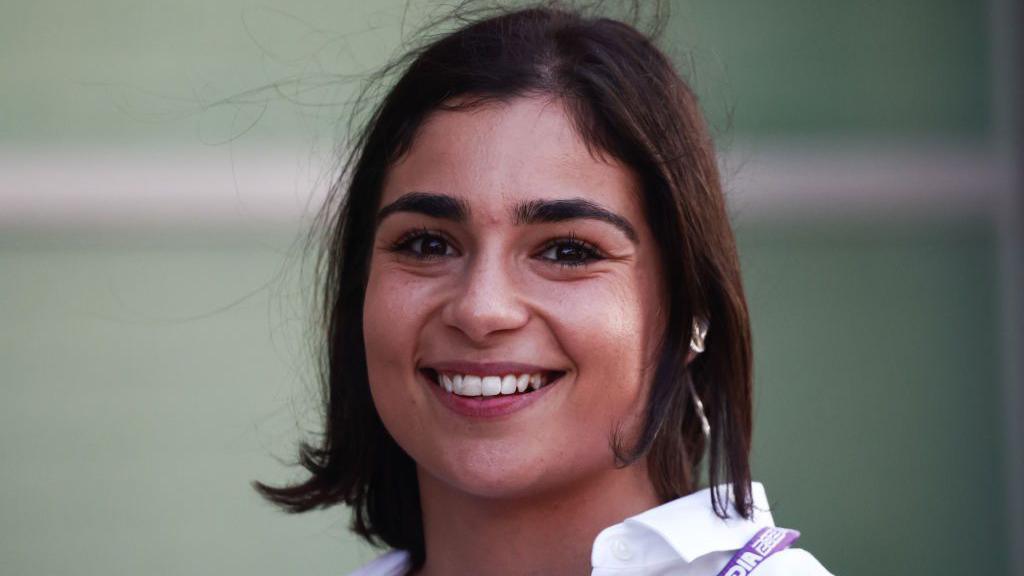 A smiling Jamie Chadwick