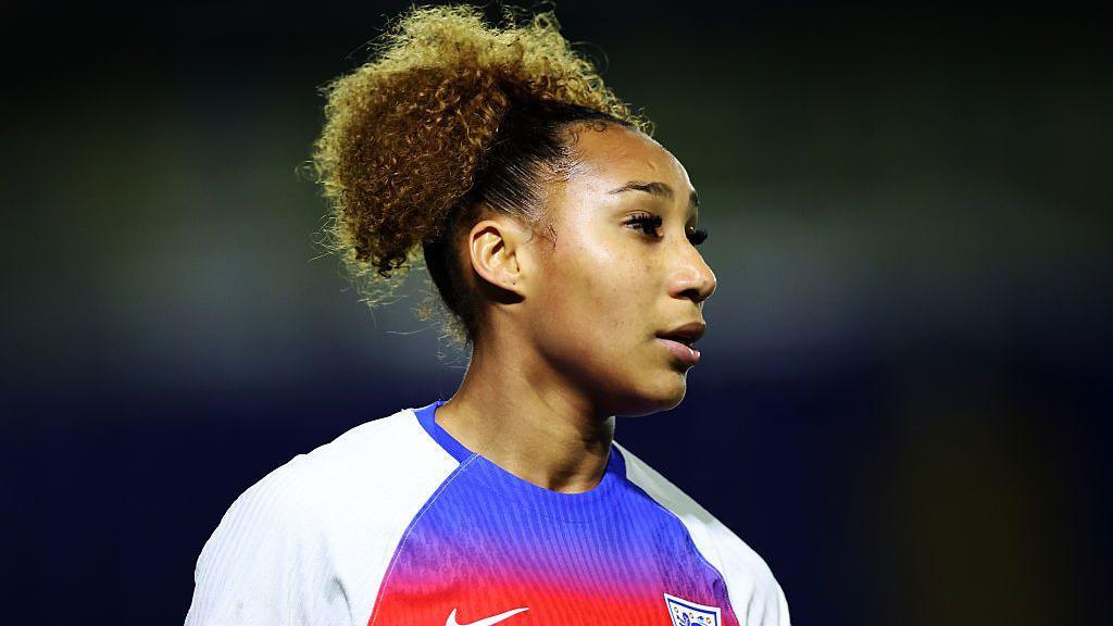 Lexi Lloyd-Smith playing for England's under-23s