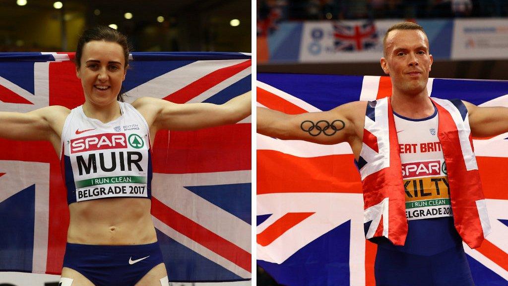 Laura Muir and Richard Kilty