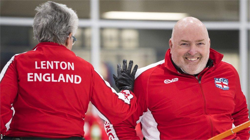 Wheelchair curler Stewart Pimblett