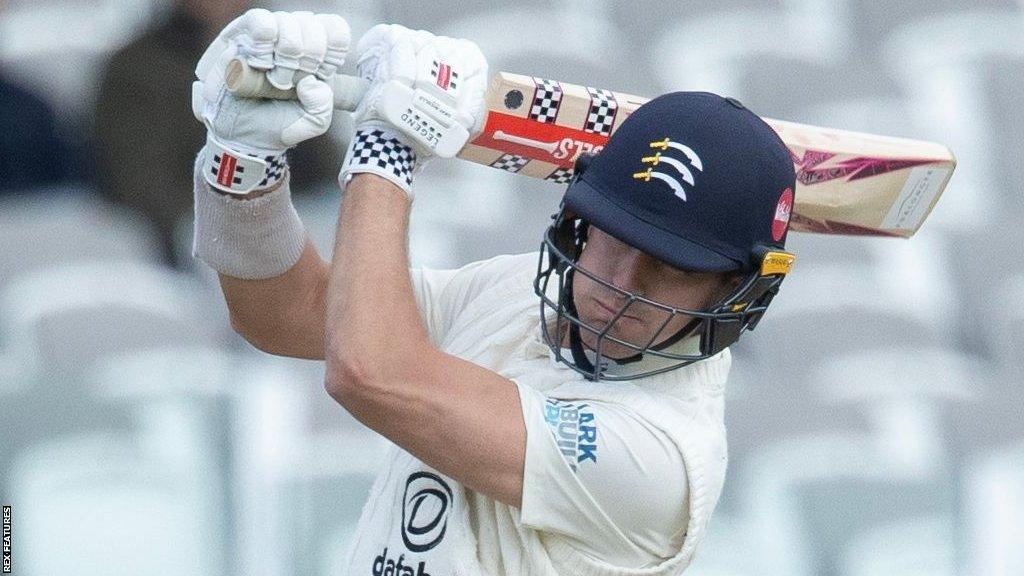 Leus du Plooy batting for Middlesex