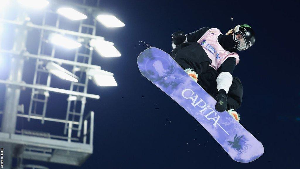 Great Britain snowboarder Mia Brookes