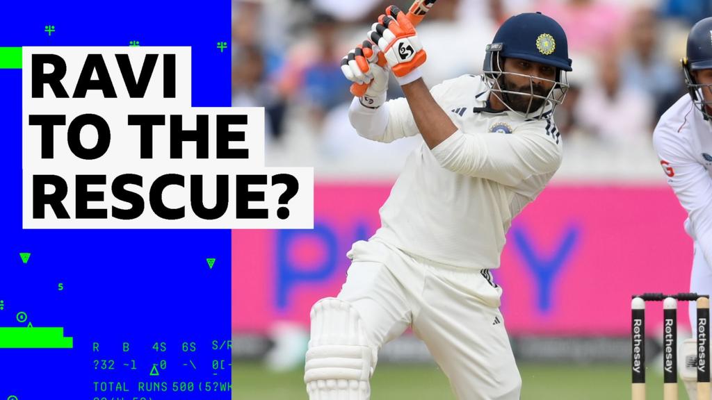 Jadeja reaches 50 as he frustrates England's bowlers on day five