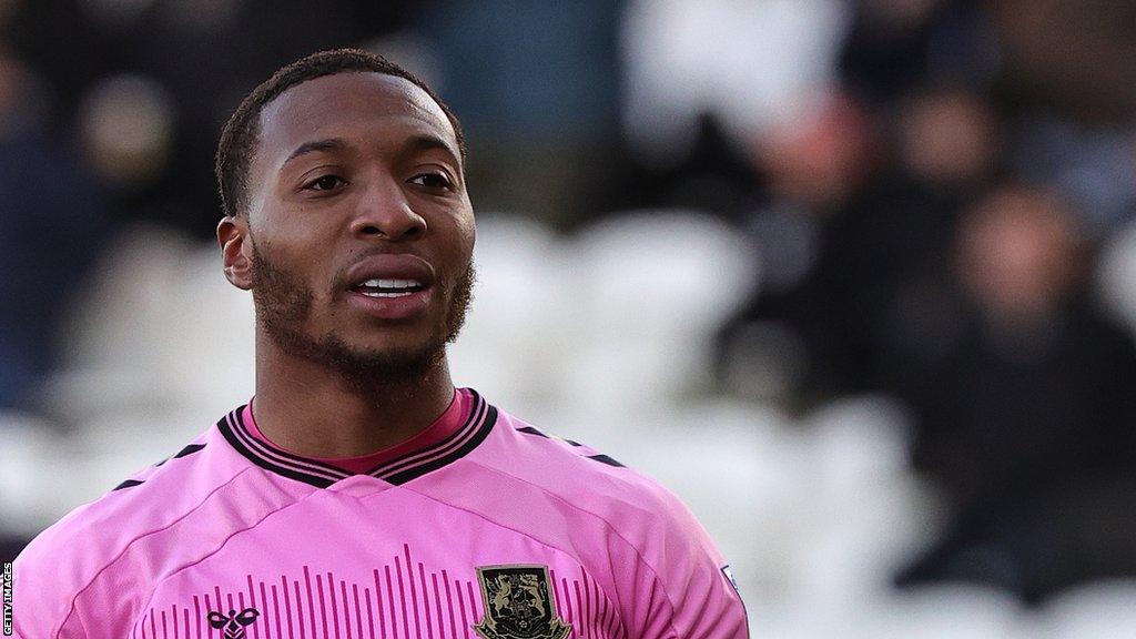 Ali Koiki in action for Northampton Town