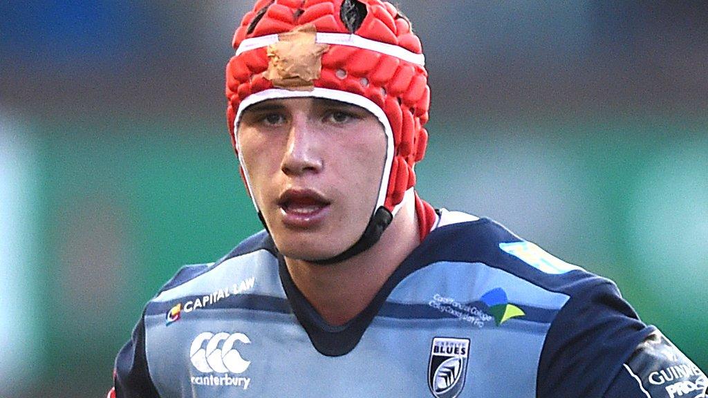 Seb Davies of Cardiff Blues