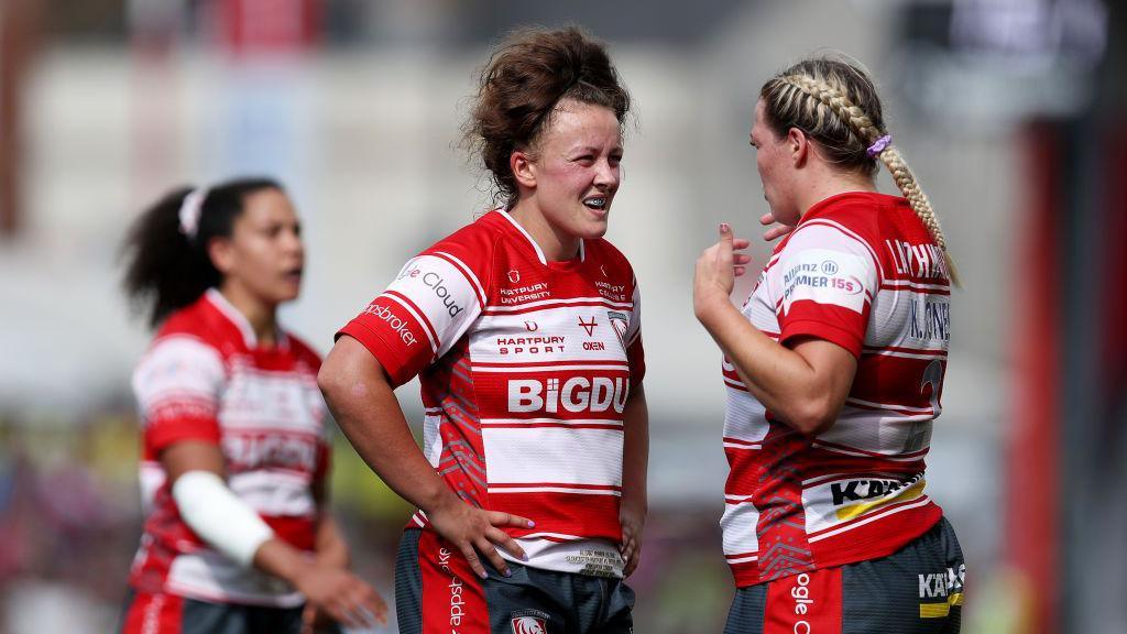 Lleucu George and Kelsey Jones for Gloucester-Hartpury