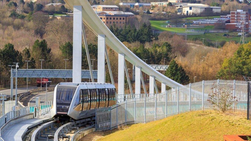 Luton Dart on tracks