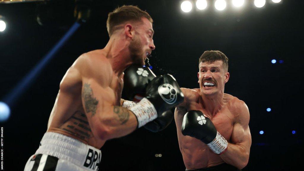 Nathan Heaney retained his British Middleweight title in Birmingham only on a split points decision