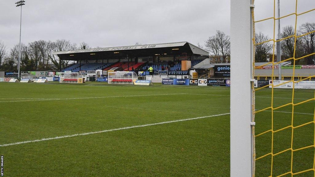 Sutton have had to introduce extra searching of fans before home matches