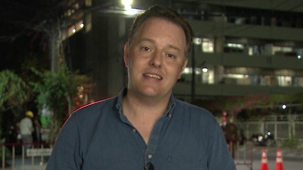 BBC correspondent Martin Patience