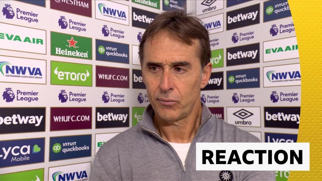 West Ham punished for mistakes - Lopetegui