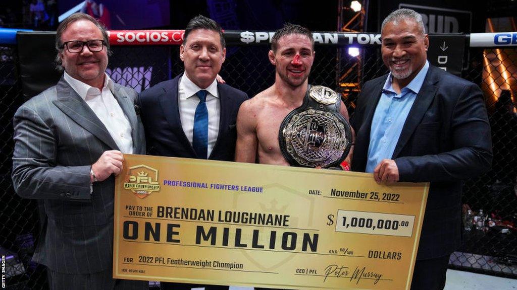 Brendan Loughnane following his win over Bubba Jenkins