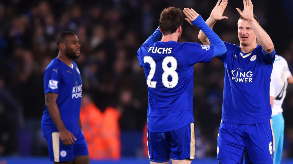 Leicester celebrate