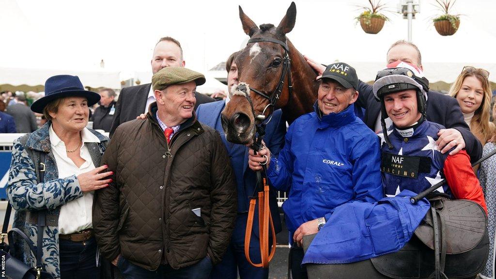 Kitty's Light's Scottish Grand National win was a much-needed bright spot for the Williams family, colleagues and friends