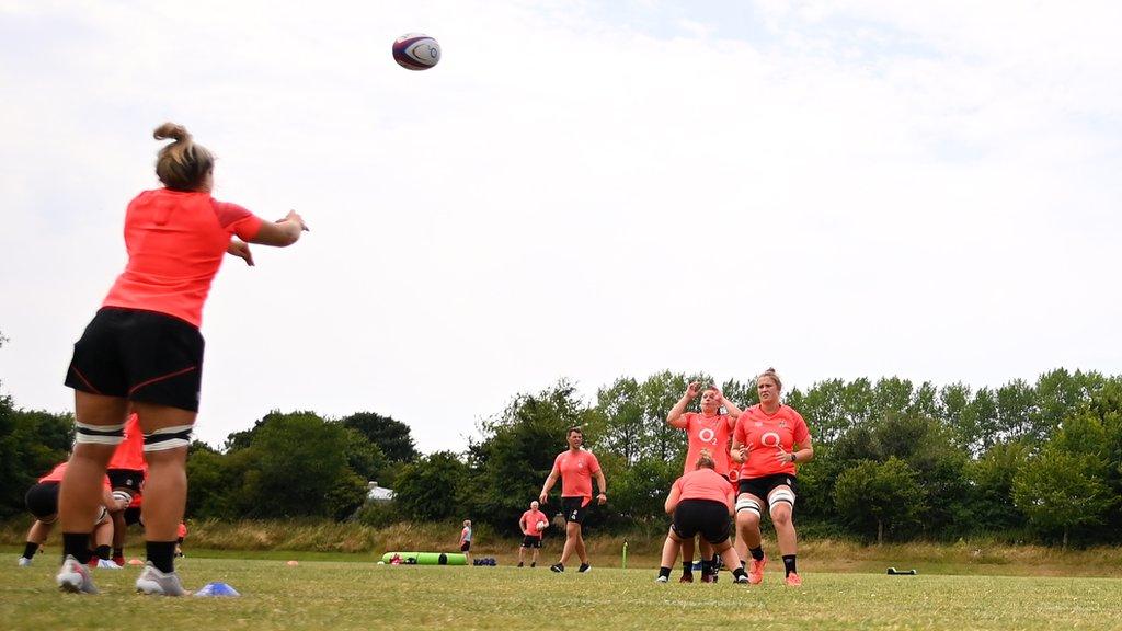 England women training