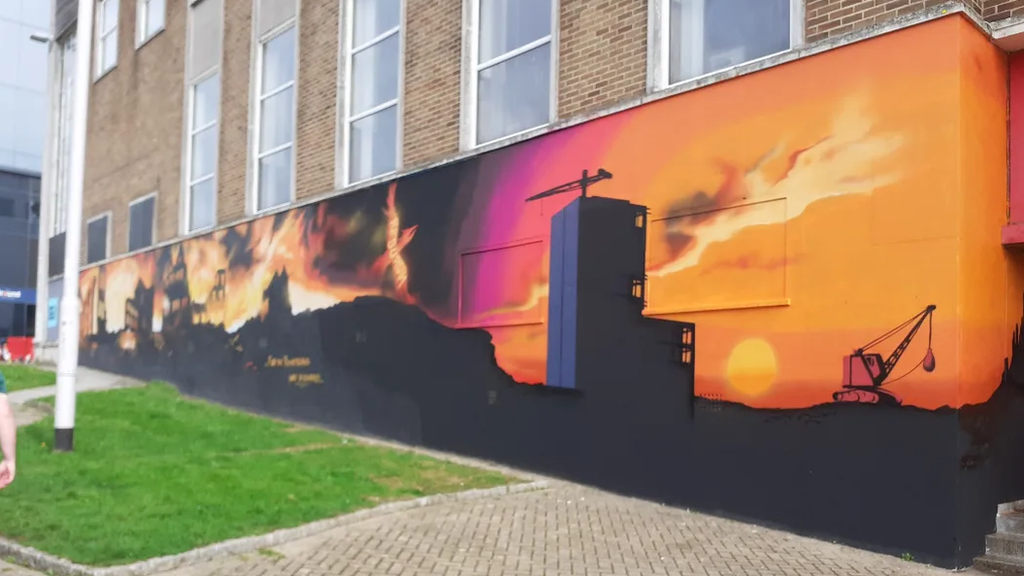 Resurgam mural