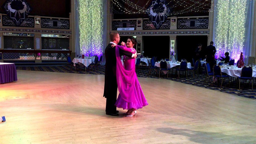 Ken Banks and Fiona Stalker in Aberdeen Beach Ballroom