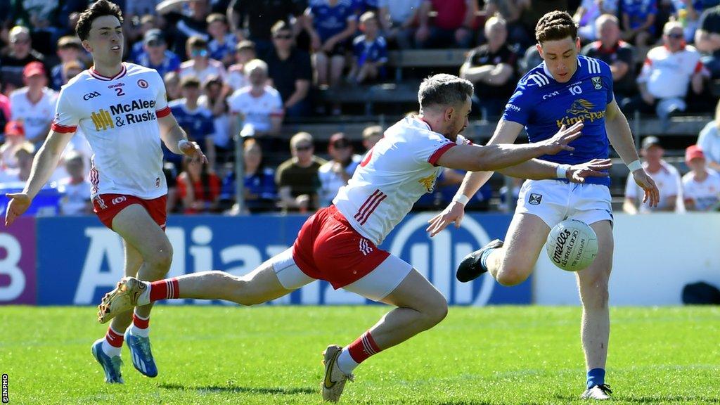 Mattie Donnelly produced a goal-saving block to deny Cavan in the early stages of Sunday's win