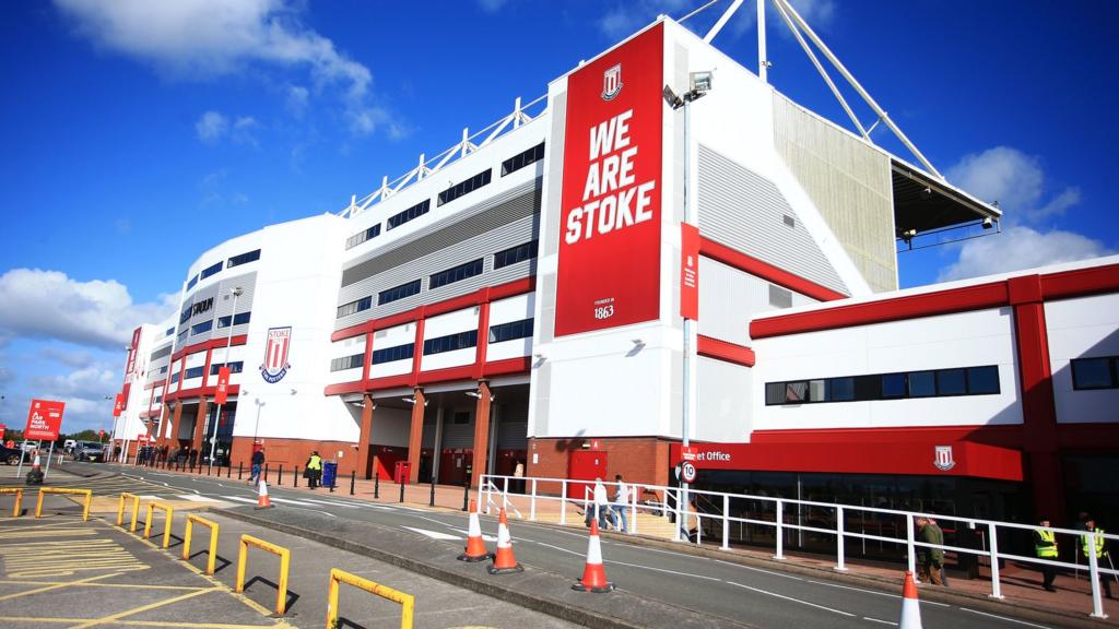 Outside view of the Bet 365 Stadium