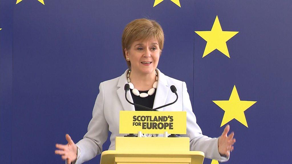 Scottish First Minister Nicola Sturgeon