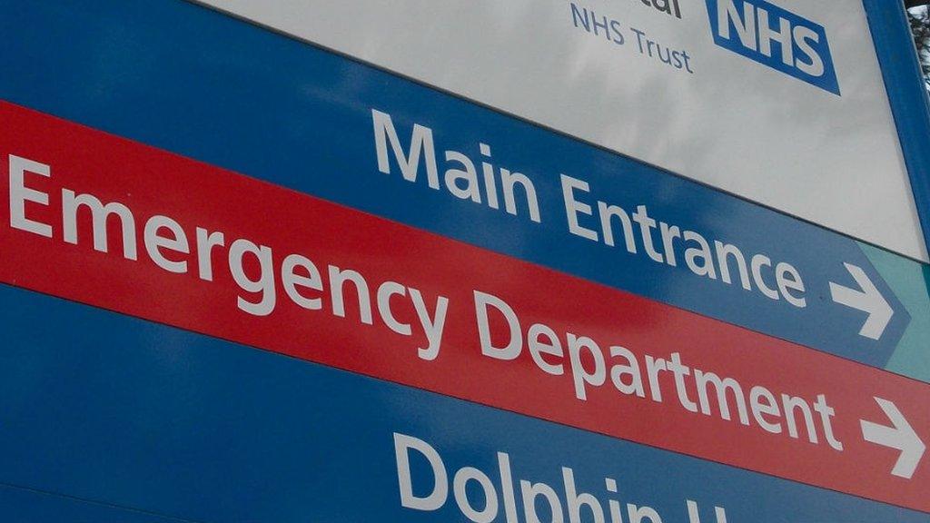 Hospital sign